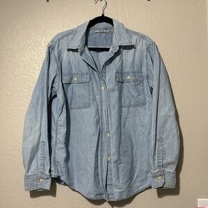 VINCE Cotton Chambray button down